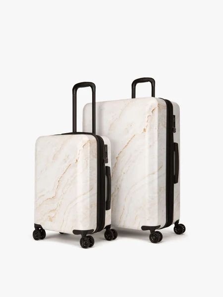 Calpak | Gold Marble 2-Piece Luggage Set-Gold Marble | Special Offer