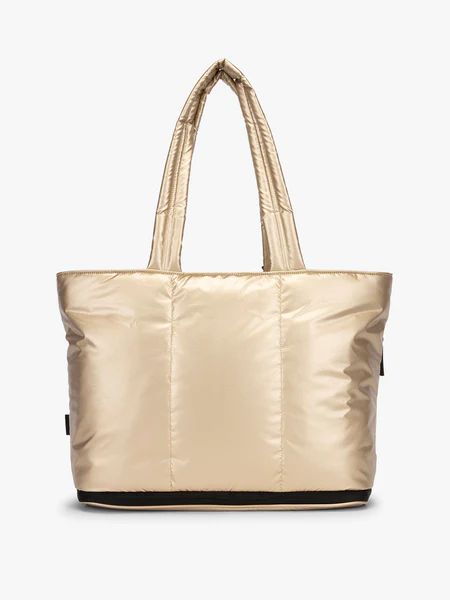 Calpak | Luka Expandable Laptop Tote-Gold | Special Offer