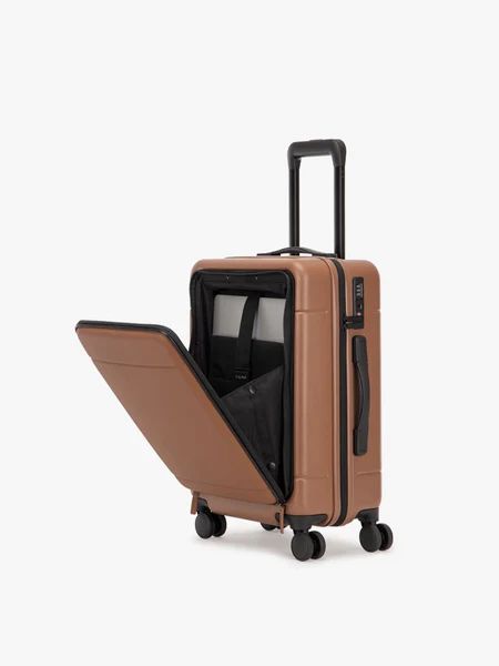 Calpak | Hue Front Pocket Carry-On Luggage-Hazel | Special Offer