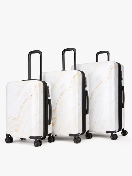 Calpak | Gold Marble 3-Piece Luggage Set-Gold Marble | Special Offer