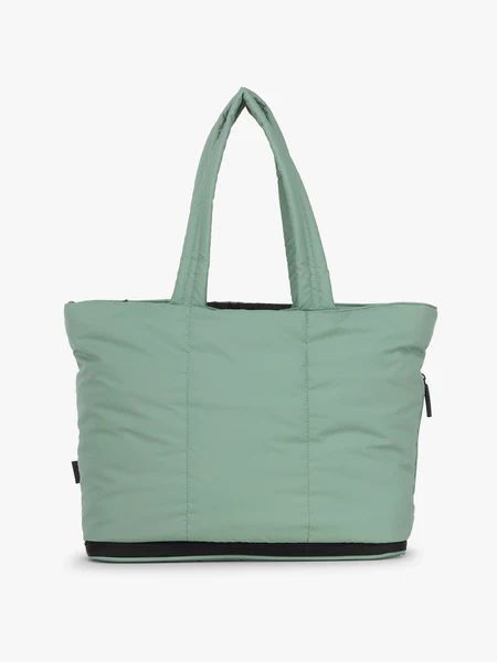 Calpak | Luka Expandable Laptop Tote-Sage | Special Offer