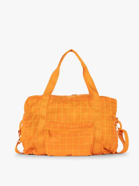 Calpak | Compakt Duffel Bag-Orange Grid | Special Offer