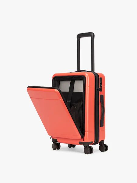 Calpak | Hue Front Pocket Carry-On Luggage-Poppy | Special Offer