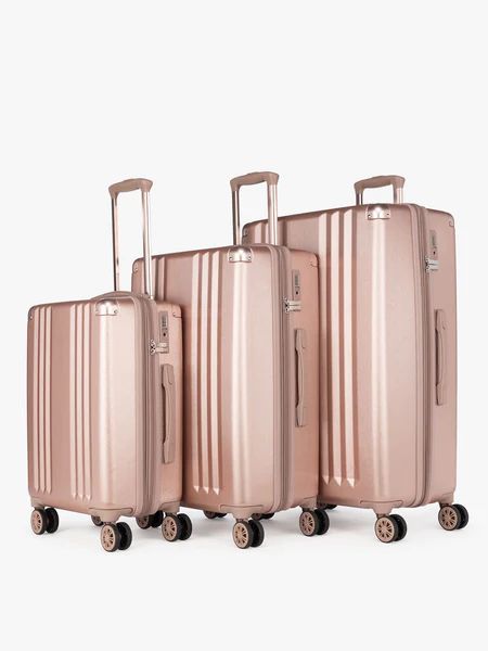 Calpak | Ambeur 3-Piece Luggage Set-Rose Gold | Special Offer