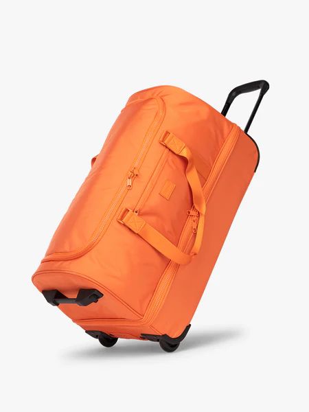 Calpak | Stevyn Large Rolling Duffel-Orange | Special Offer