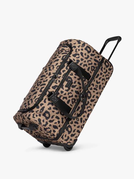 Calpak | Stevyn Large Rolling Duffel-Cheetah | Special Offer